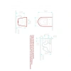 Подвесной унитаз VitrA Sanibelle SmoothFlush