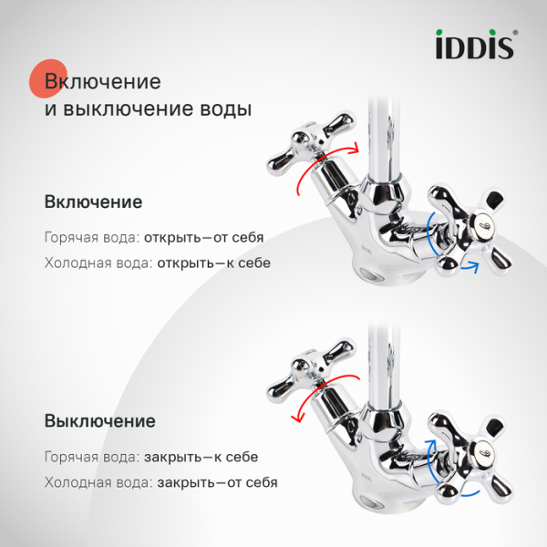 Смеситель для кухни Iddis Jeals 59000T4C+W04 Смеситель для кухни Iddis Jeals 59000T4C+W04