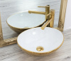 Умывальник Rea Sofia Gold White U0456