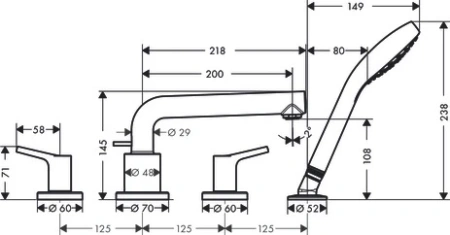 Смеситель Hansgrohe Talis 72419000