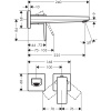 Смеситель встраиваемый Hansgrohe Metropol 32526990