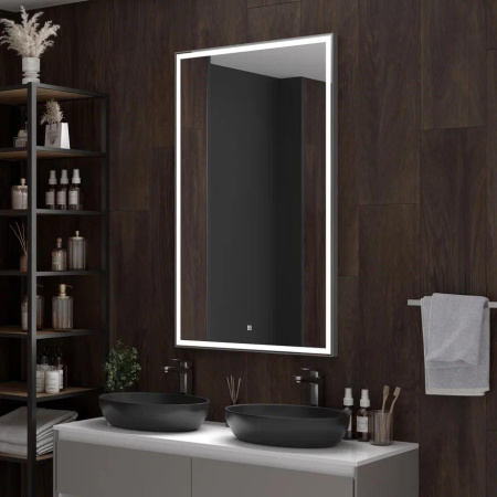 Зеркало Continent Strong Gray LED 60/70 70х120