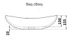 Умывальник CeramaLux 7811ASW