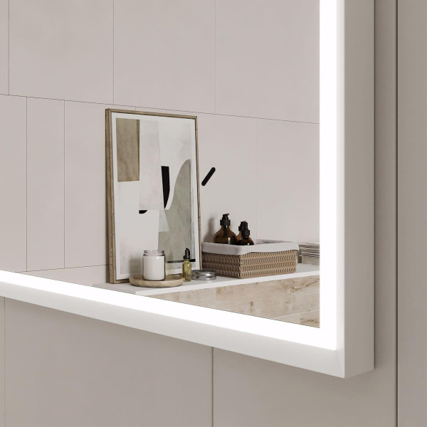 Зеркало Equil Lago LED 80х70 белое