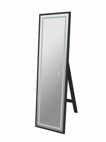 Зеркало Continent Norden Black LED 49х165
