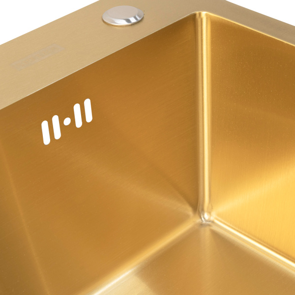 Кухонная мойка Arfeka Eco AR Gold PVD Nano 45х50