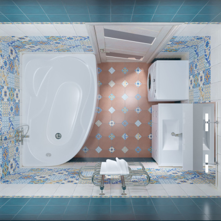 Гидромассажная ванна Triton Кайли Экстра 150х100 базовая Flat правая