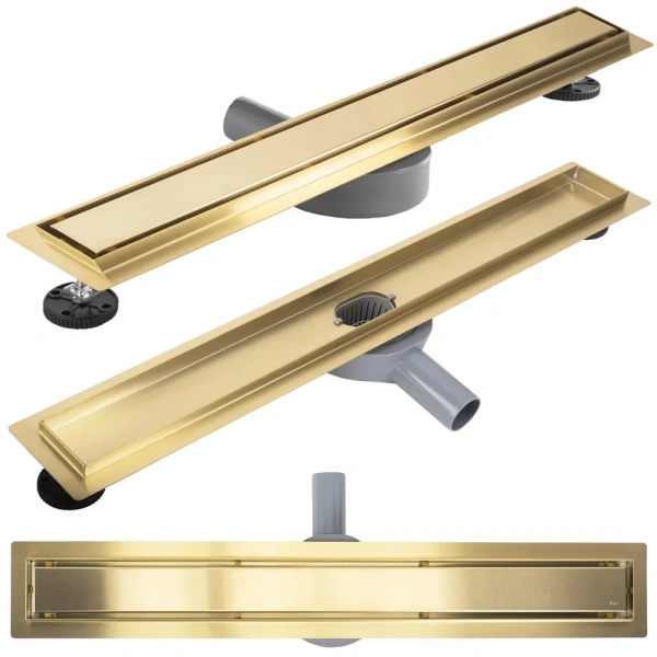 Душевой трап Rea Neox Pro Gold Matt 600