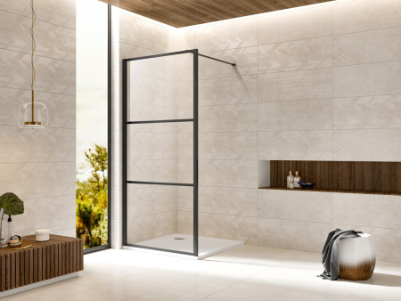 Душевое ограждение Adema Смарт компакт Walk-In black 90