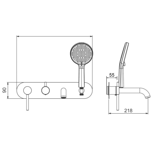 Смеситель Gappo G3306 Смеситель Gappo G3306