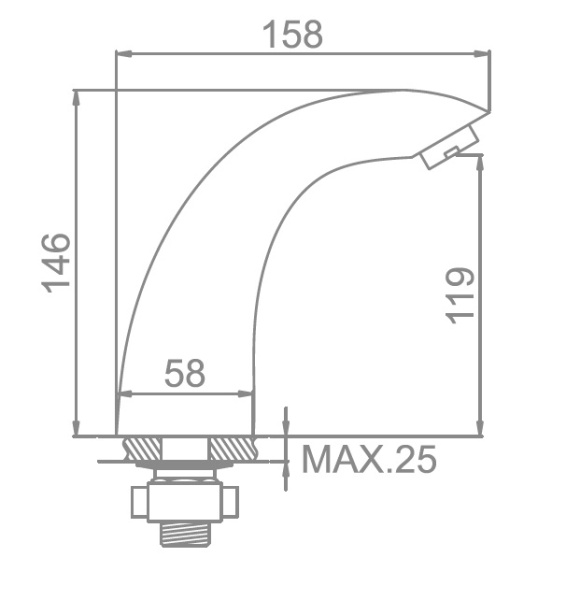 Смеситель сенсорный Ledeme 1055-14 Смеситель сенсорный Ledeme 1055-14