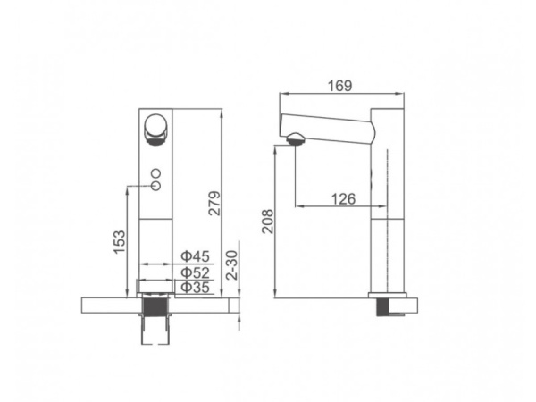 Смеситель сенсорный Ledeme L1755-1 Смеситель сенсорный Ledeme L1755-1