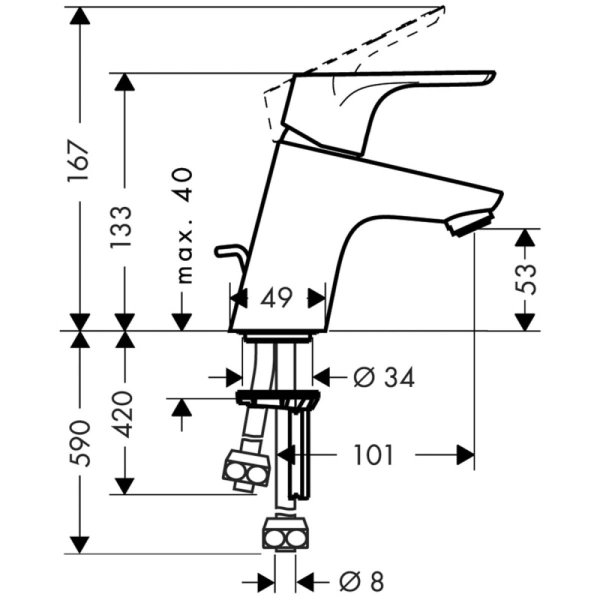 Смеситель Hansgrohe Focus 31132000
