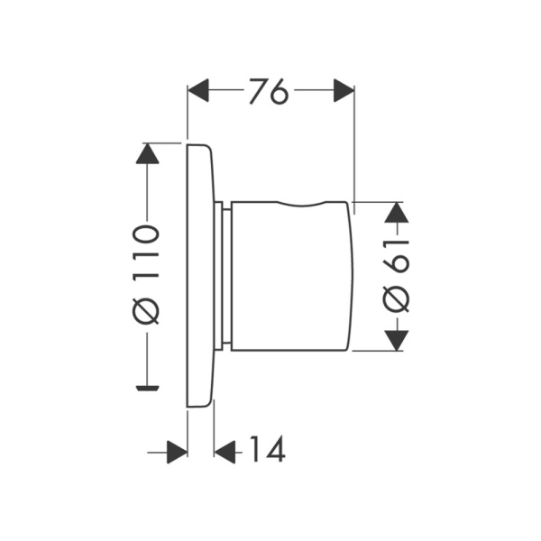 Переключатель потоков Hansgrohe Trio/Quattro 15932000