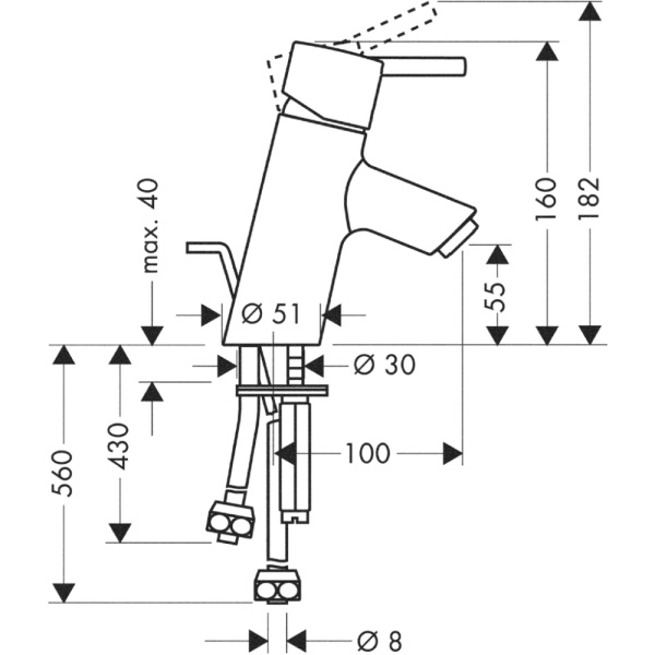 Смеситель Hansgrohe Talis S 70 32031000