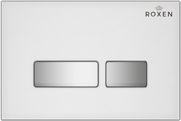 Комплект инсталляции Roxen Attach 967095 с унитазом Antares 650185-01 и кнопкой Glass 430280W