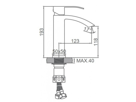 Смеситель Ledeme L71017D