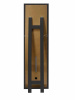 Зеркало Continent Norden Black LED 49х165