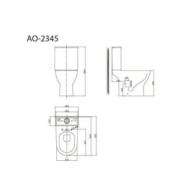 Напольный унитаз Triton Pro Astro AO-2345