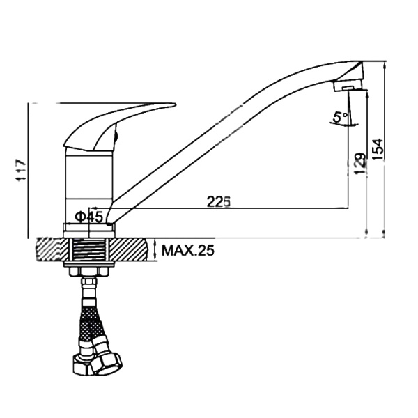 Смеситель Ledeme 4938-B Смеситель Ledeme 4938-B