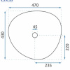 Умывальник Rea Andrea U6333
