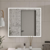 Зеркало Equil Lago LED 80х70 белое