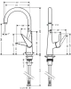 Смеситель Hansgrohe Talis 72816000