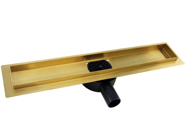 Душевой лоток Roxen Supra Gold 60 двухсторонний под плитку