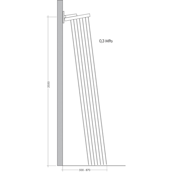 Тропический душ Hansgrohe Rainfinity 250 1jet 26226700 с держателем