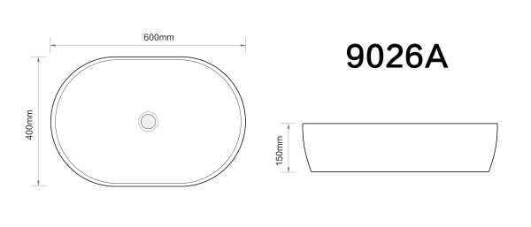 Умывальник Axus 9026A Умывальник Axus 9026A