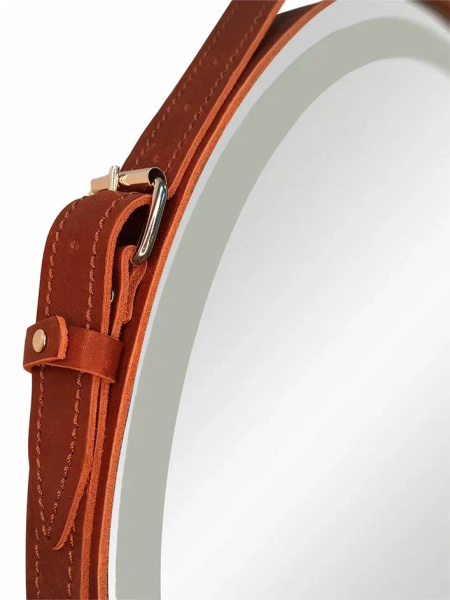 Зеркало Continent Millenium Brown LED 80х80