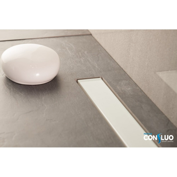 Душевой лоток Pestan Confluo Frameless Line White Glass 30