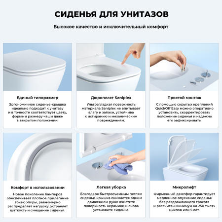 Подвесной унитаз Wellsee Graceful Pro RimFree 182601001