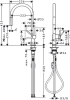 Смеситель Hansgrohe Talis 72802670