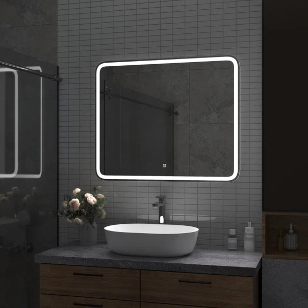 Зеркало Continent Russo LED 80/100 80х70
