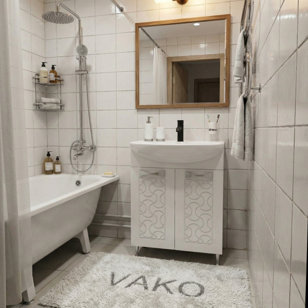 Тумба напольная под умывальник Vako Винтаж Erica 55