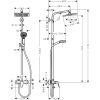 Душевая система Hansgrohe Crometta E 2jet 27284000