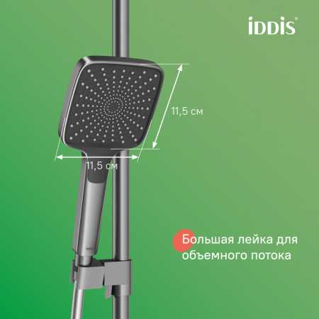 Душевая система встраиваемая Iddis Parker PARGM3Fi06