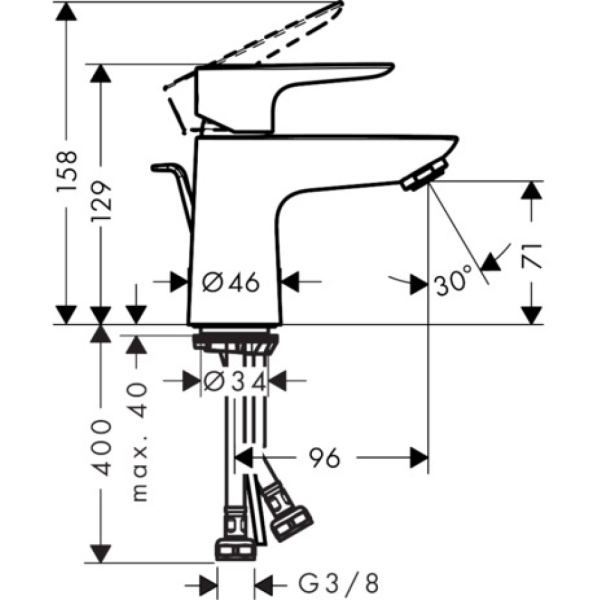 Смеситель Hansgrohe Talis 71705000