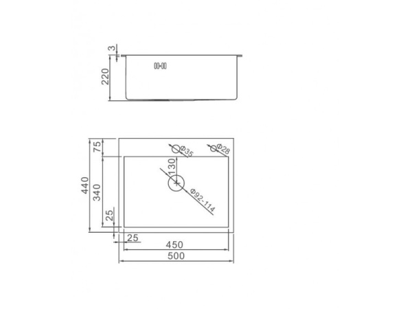 Кухонная мойка премиум Gerhans K35044BD