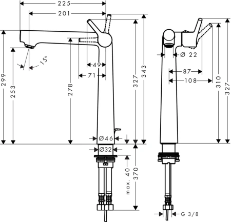 Смеситель Hansgrohe Talis 72115000