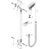 Душевой гарнитур Hansgrohe Crometta 2jet Vario EcoSmart 26534400