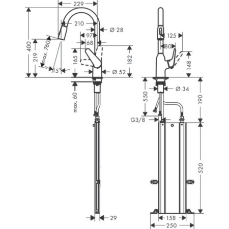 Смеситель Hansgrohe Focus 71820800