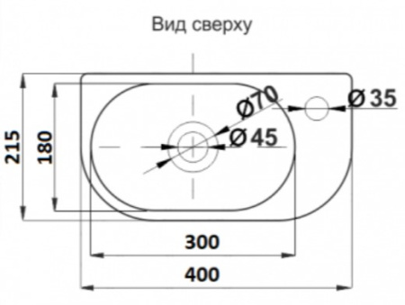 Умывальник CeramaLux 78204L