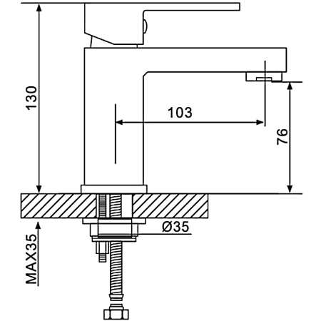 Смеситель Gappo G1039