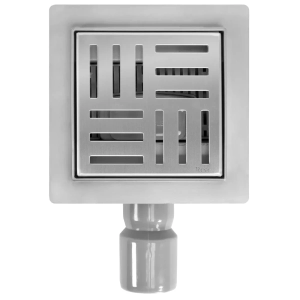 Трап для душа Rea Cross REA-G6200 nikiel matt (12х12)