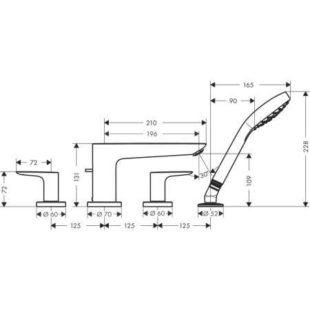 Смеситель Hansgrohe Talis 71748340