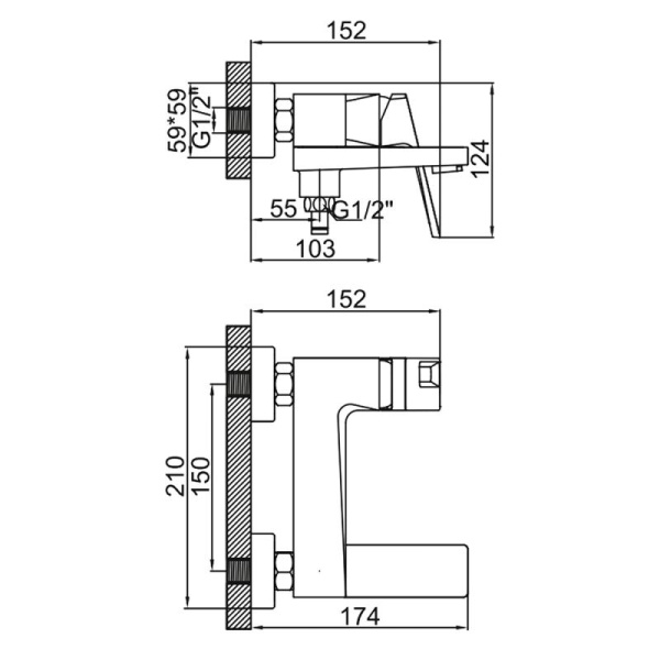 Смеситель с ручным душем Ledeme L3192D Смеситель с ручным душем Ledeme L3192D