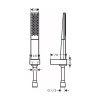 Душевой гарнитур Hansgrohe Rainfinity 1jet 26856000
