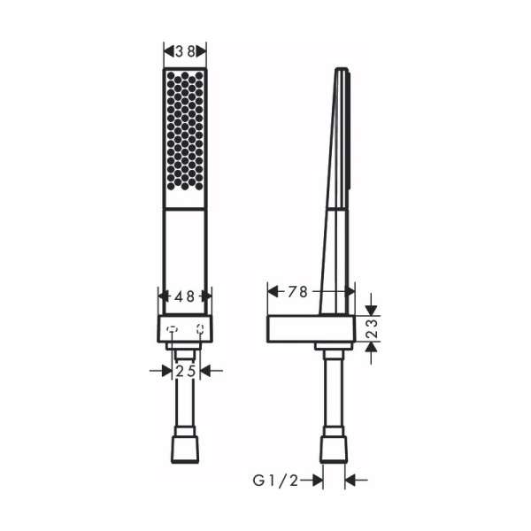 Душевой гарнитур Hansgrohe Rainfinity 1jet 26857000